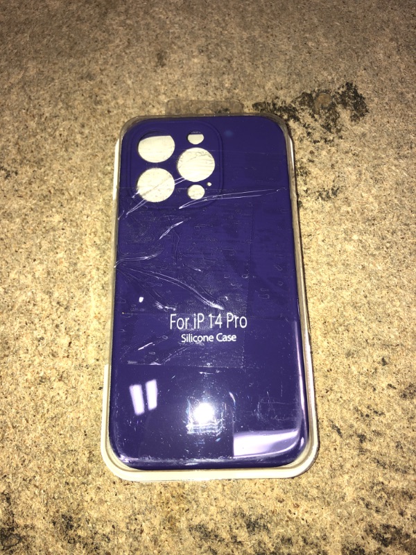 Photo 2 of ** Set of 2 - JINYUDA Liquid Silicone Case for iPhone 14 Pro, Anti-Fingerprint, Camera Covered, Soft Microfiber Lining, 3-Layer Updated Full Body Protective, Slim Shockproof Case (Azure Blue)