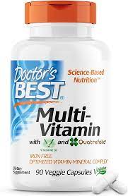 Photo 1 of Doctor's Best Multi-Vitamin, Formulation Fully Optimized for Absorption, Vitamins, Minerals, Antioxidants & Nutrients, Vegan, Gluten Free, 90 Veggie Caps