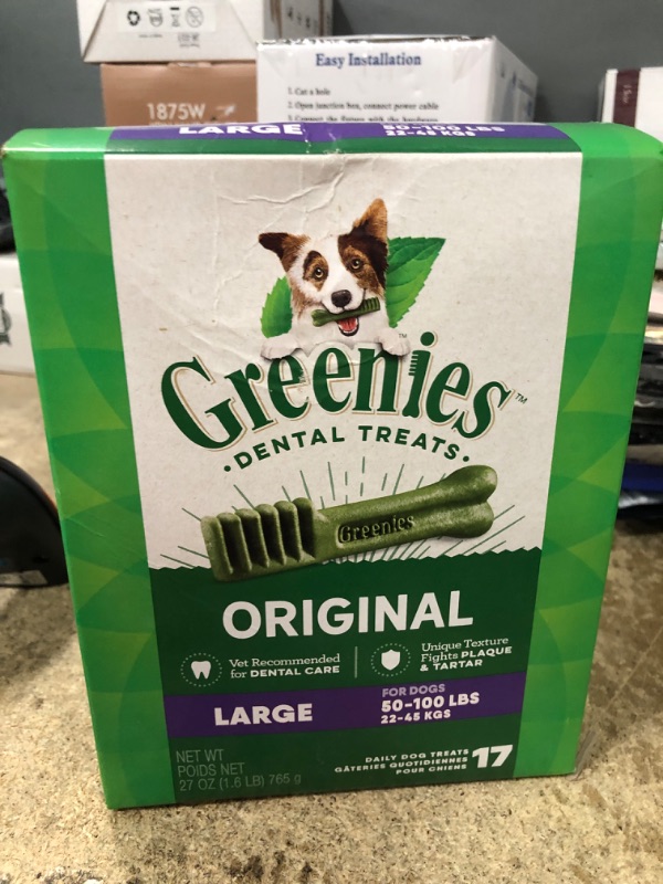 Photo 3 of **EXPIRES SEP2024** GREENIES Original Large Dog Dental Chews - 27 Ounces 17 Treats