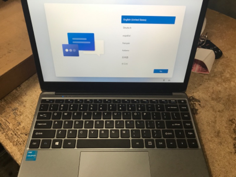 Photo 5 of CHUWI HeroBook Pro 14.1'' Laptop, 8GB RAM 256GB SSD, Windows 11 Laptop, 1TB SSD Expand, Intel Celeron N4020(up to 2.8GHz), 2K FHD IPS Display, Ultra Slim, Mini-HDMI, 5G WiFi, BT4.2, Webcam,TF Card Space Gray