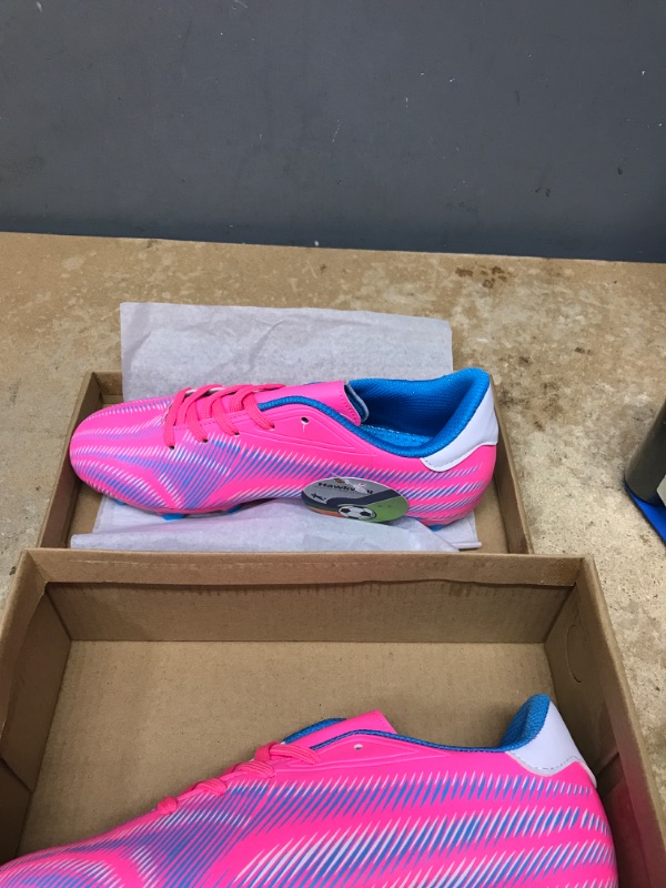 Photo 2 of Boys Girls Outdoor Firm Ground Soccer Cleats(Toddler/Little Kid/Big Kid)
