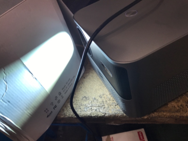 Photo 1 of **FOR PARTS ONLY, USED, MISSING POWER CORD** MISSING POWER CORD AND REMOTE* VIZONY FHD 1080P Projector 4K Support, 800ANSI 5G WiFi Bluetooth Projector
