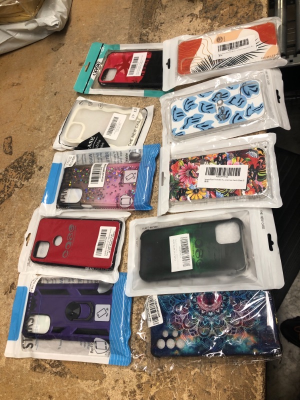 Photo 1 of 10 PIECE CELL PHONE CASE BUNDLE 