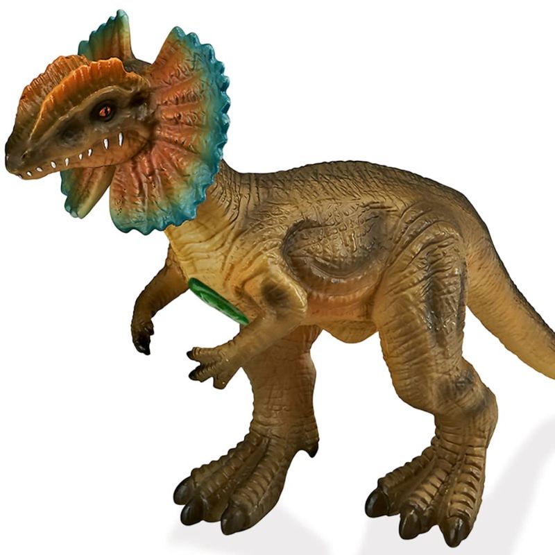 Photo 1 of ArtCreativity Soft Dilophosaurus Dinosaur Toy with Roaring Sounds, Large Soft Touch Dinosaur Toy with Sounds, Free Standing Dinosaur Toy for Kids, Great for Imaginative Play