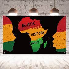 Photo 1 of 2 PACK**durony Black History Month Backdrop Celebration Black Freedom Festivals Banner Poster African American Juneteenth Decor Photo Background Banner for Kids Motivational Educational 180 x 110 cm