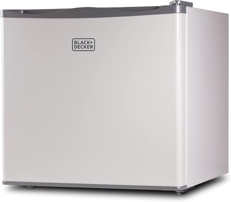 Photo 1 of 
BLACK+DECKER 1.2 Cu. Ft. Compact Upright Freezer, Mini Deep Freeze with Full-Width Wire Shelf, White