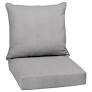 Photo 1 of 24 in. x 24 in. 2-Piece Deep Seating Outdoor Lounge Chair Cushion in Paloma Valencia
