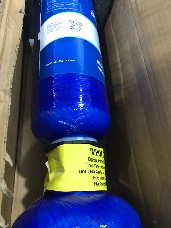 Photo 3 of [READ NOTES]
Aquasana Whole House Water Filter System - Carbon & KDF Home Water Filtration - Filters Sediment & 97% Of Chlorine 