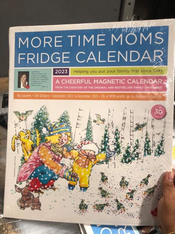 Photo 2 of More Time Moms Publishing Inc, Fridge Calendar 2023 Magnetic Calendar