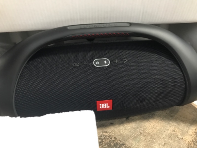 Photo 3 of JBL Boombox 2 - Portable Bluetooth Speaker, Powerful Sound and Monstrous Bass, IPX7 Waterproof, 24 Hours of Playtime, Powerbank, JBL PartyBoost for Speaker Pairing, Speaker for Home and Outdoor(Black) Black Boombox