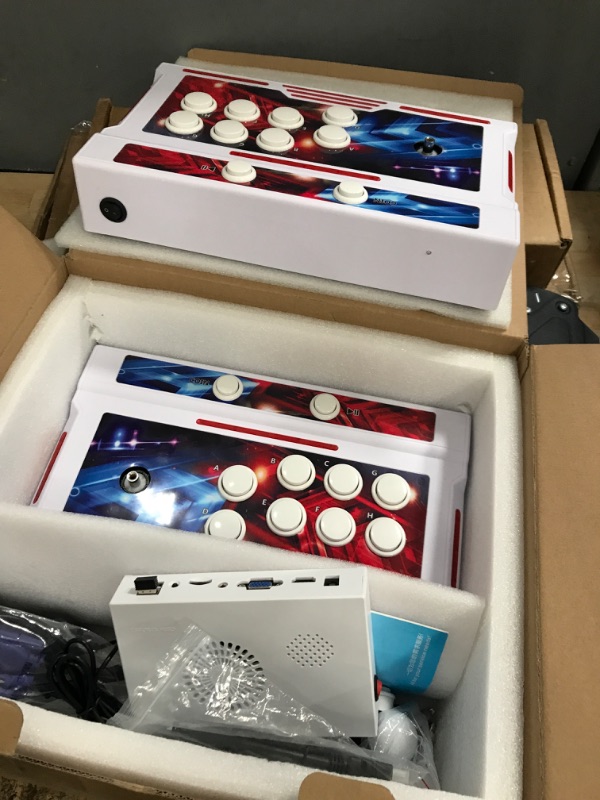 Photo 2 of Akaxi Pandora Box Console 26800 Arcade Games in 1, Bluetooth Function, Two Separate joysticks,Retro Game Machine, Supports Up to 4 Players, Full HD Output, Search, Save, Hide, Favorites List 26800games Bluetooth