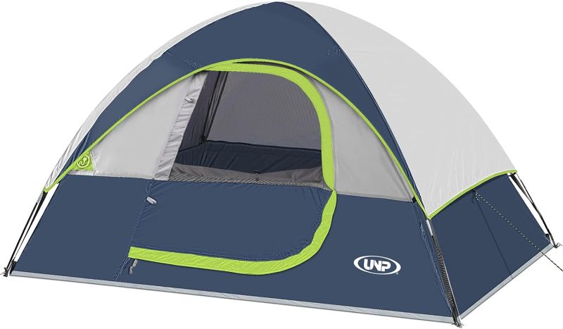 Photo 1 of 
Camping Tent 4 Person, Waterproof Windproof Tent with Rainfly Easy Set up-Portable Dome Tents for Camping
Color:Deep blue