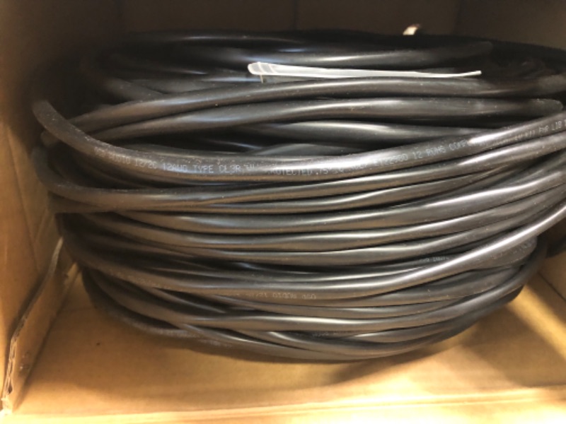 Photo 3 of OSD 12/2 Speaker Wire 12 AWG/Gauge 2 Conductor UL List in Wall Direct Burial Graded CL2/CL3 Oxygen Free Copper OFC 500 Foot Snag Free Easy Pull Heavy Duty Box - Black 12 Gauge 2 Conductor Black