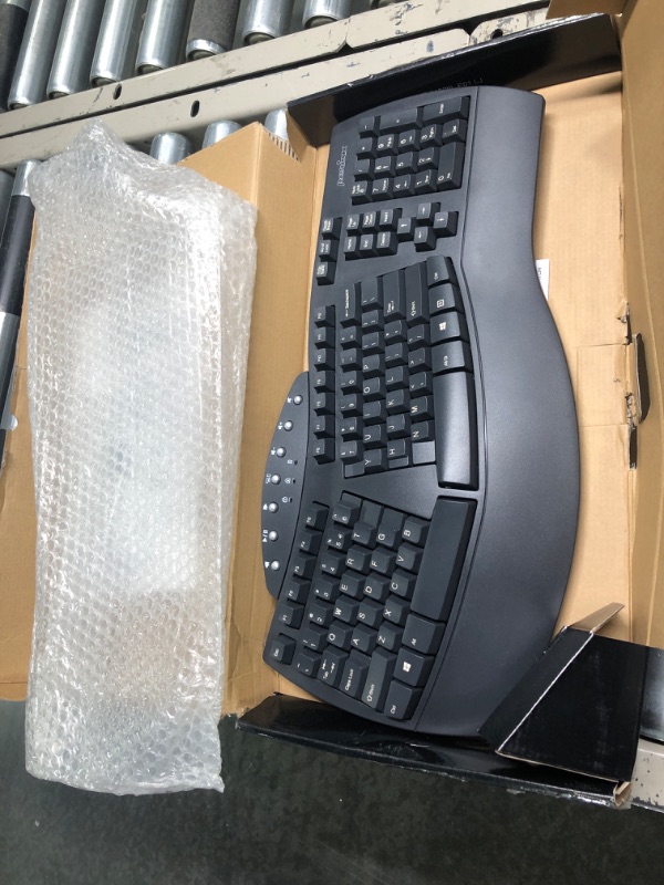 Photo 3 of Wireless Ergonomic Keyboard with Gel Wrist Rest Bundle