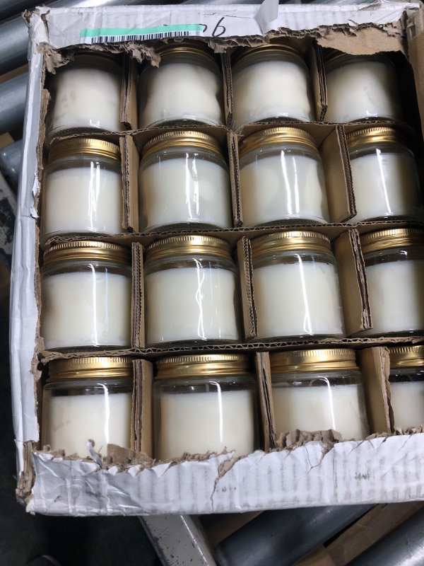 Photo 3 of 48 Pack Mini Mason Jar Candles 4 oz Small Lavender Scented Jar Candles in Bulk Wax Stress Relief Aromatherapy Candles for Wedding Birthday Gifts Bridal Baby Shower Party Favors (Gold Lid)