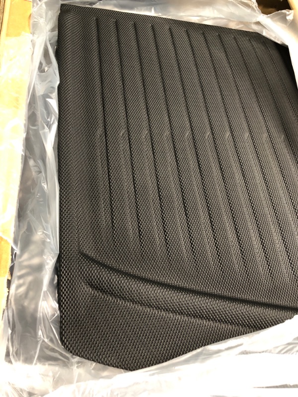 Photo 2 of SUPER LINER All Weather Floor Mats for Tesla Model Y 5-Seat 2021 2022 2023 Custom Fit xpe Car Floor Mats Cargo Liner Trunk Mat Interior Accessories (Does NOT fit 7-Seat) Full Set