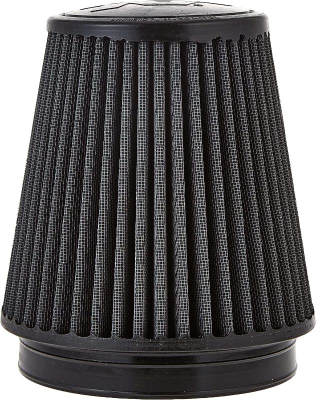 Photo 1 of K&N Universal Clamp-On Air Intake Filter: High Performance, Premium, Washable, Replacement Filter: Flange Diameter: 6 In, Filter Height: 6 In, Flange Length: 1 In, Shape: Round Tapered, RU-3102HBK