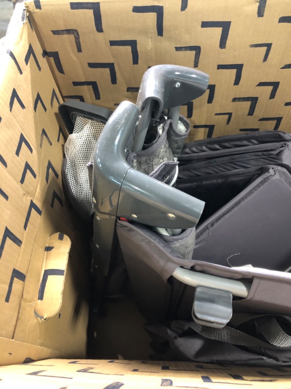 Photo 1 of Delta Children LX Deluxe Portable Baby Play Yard With Removable Bassinet and Changing Table, Eclipse
