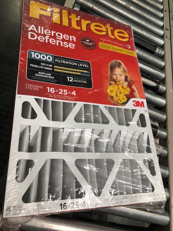 Photo 2 of 3M COMPANY NADP01-4IN-4 Ultra Allergen Filter, 1 Count (Pack of 1)