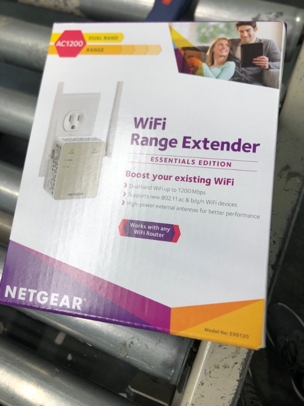 Photo 2 of NETGEAR Wi-Fi Range Extender EX6120 - Coverage Up to 1500 Sq Ft and 25 Devices with AC1200 Dual Band Wireless Signal Booster & Repeater (Up to 1200Mbps Speed), and Compact Wall Plug Design WiFi Extender AC1200