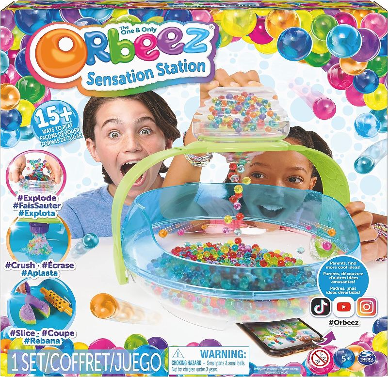 Photo 1 of 
Orbeez Water Beads, Sensation Station, The One and Only, 2000, Includes 6 Tools and Storage, Sensory Toy for Kids Aged 5 and Up (Packaging May Vary)
Color:Original Sensation Station