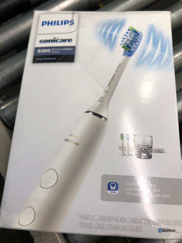 Photo 3 of 
Philips Sonicare DiamondClean Smart 9300 Rechargeable Electric Power Toothbrush, White, HX9903/01
Color:White