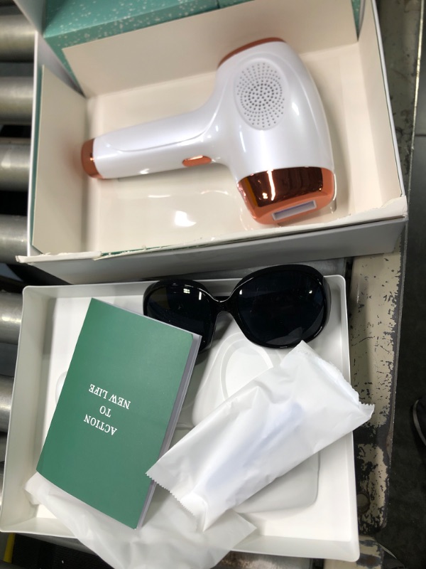 Photo 1 of 
Laser Hair Removal for Women and Men Permanent at-Home IPL Hair Removal Device Upgraded to 999,900 Flashes Painless Hair Remover for Facial, Armpits, Bikini...