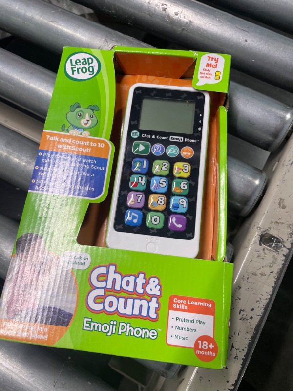 Photo 2 of LeapFrog Chat and Count Emoji Phone, Green