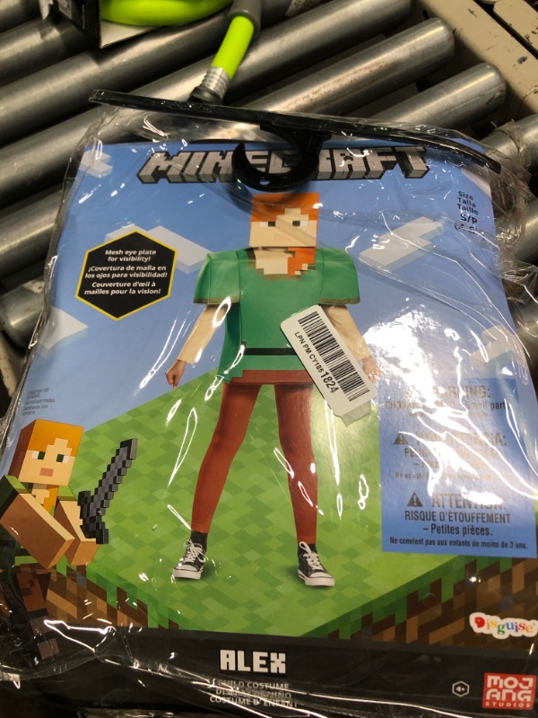 Photo 2 of alex classic minecraft costume, multicolor, small (4-6)