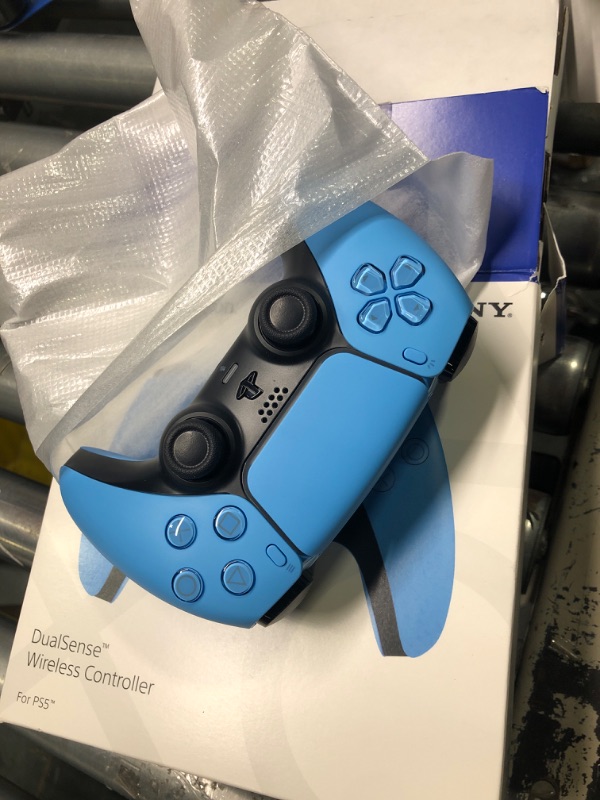 Photo 3 of Sony PS5CONDTRBLU PlayStation 5 DualSense Wireless Controller - Starlight Blue