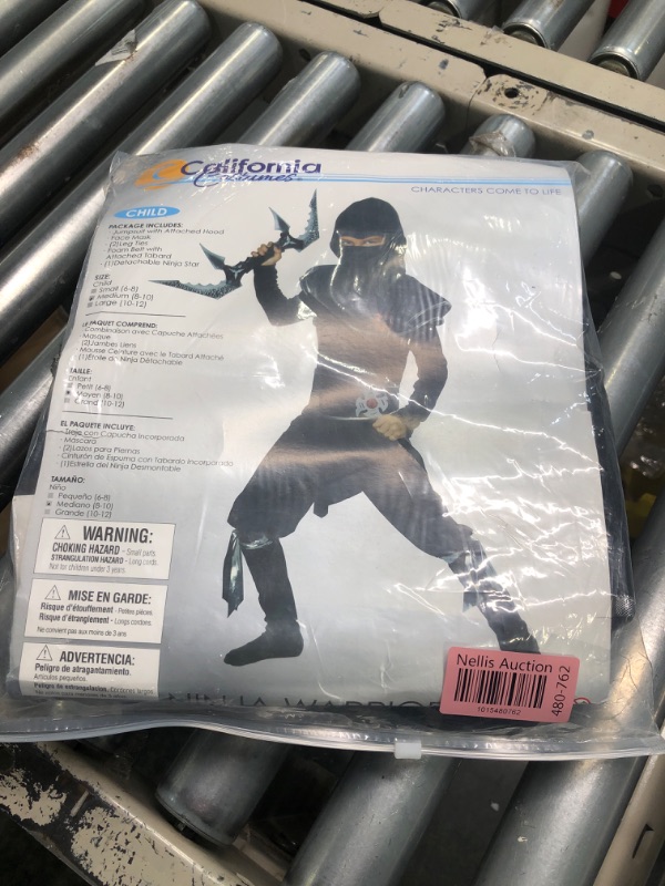 Photo 1 of Boys Ninja Warrior Costume Medium