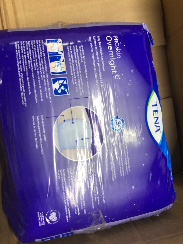 Photo 1 of TENA ProSkin Overnight Super Protective Incontinence Underwear, Heavy Absorbency, Unisex, Large, 14 count