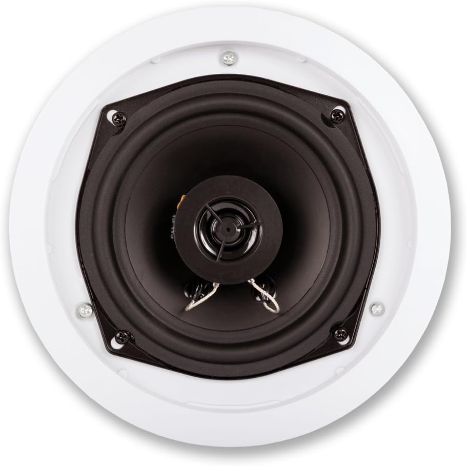 Photo 1 of Acoustic Audio by Goldwood R-191 in Ceiling/in Wall Speaker  Way Home Theater Surround Speakers,White,5.25-Inch 1pc