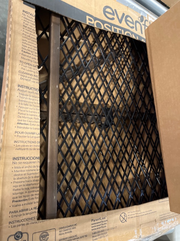 Photo 1 of Position & Lock Baby Gate, Pressure-Mounted, Farmhouse Collection