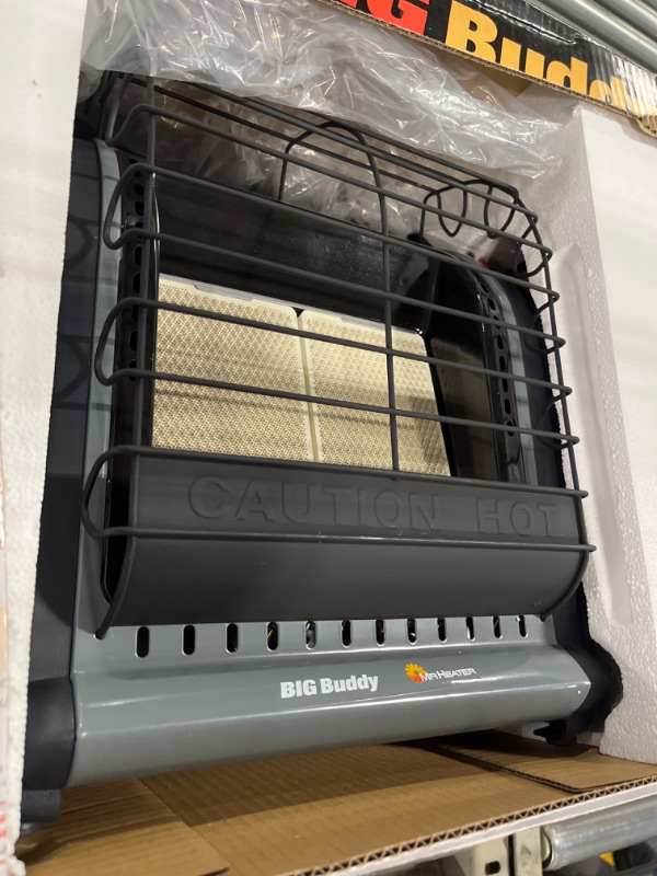 Photo 4 of Mr. Heater F274830 MH18BRV Big Buddy Grey Indoor-Safe Portable RV Propane Heater (4,000 , 9,000 and 18,000 BTU)