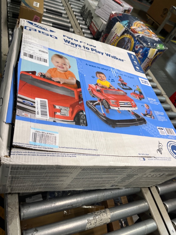 Photo 2 of Bright Starts Ways to Play Walker™ - Ford F-150, Rapid Red, 4-in-1 Walker Ages 6 Months+ Ford F-150 Rapid Red