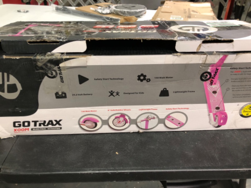 Photo 1 of Gotrax GKS Lumios Electric Scooter for Kids 6-12, 150W Motor and 6" LED Front Wheel Kick Scooter, Up to 6.25 Miles and 7.5mph, UL Certified Kids Electric Scooter Pink