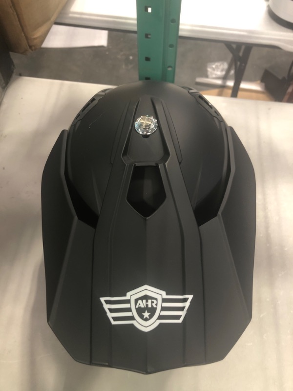 Photo 1 of AHR Full Face Dual Sport Motorcycle Helmet Dirt Bike Off Road ATV Motocross Lightweight Helmet DOT Approved H-VEN35
