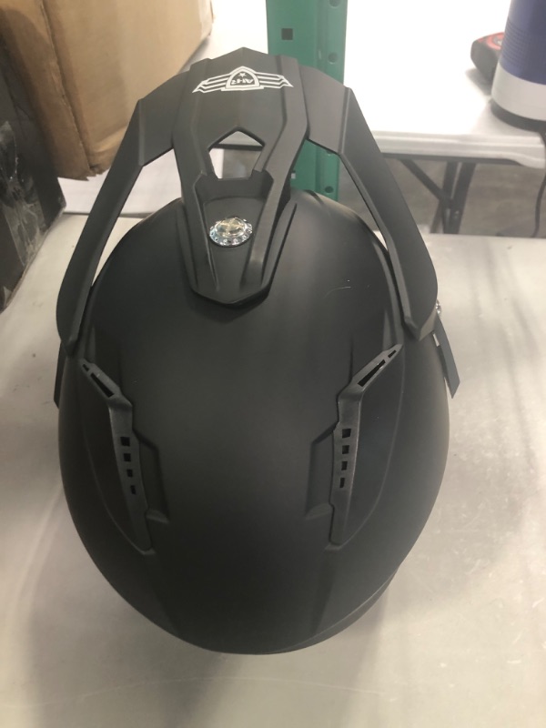 Photo 1 of AHR Full Face Dual Sport Motorcycle Helmet Dirt Bike Off Road ATV Motocross Lightweight Helmet DOT Approved H-VEN35
