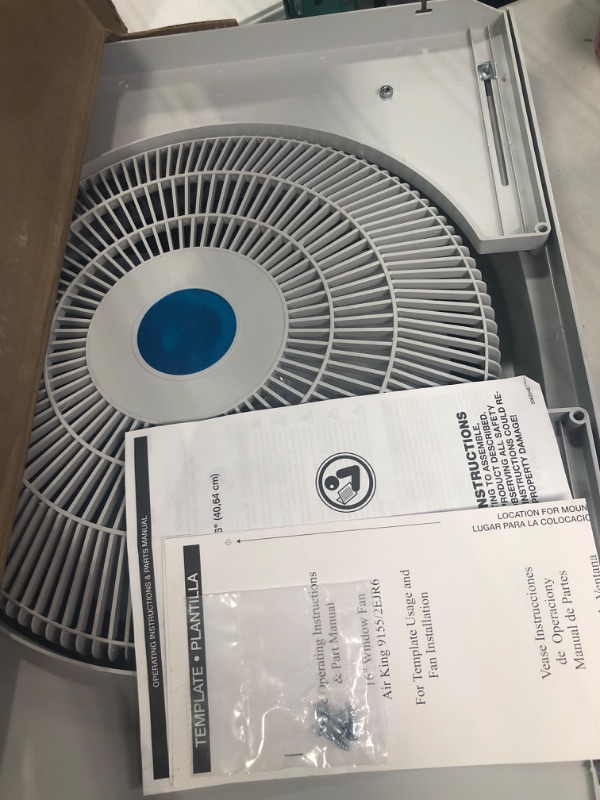 Photo 1 of Air King 9155 Window Fan, 16-Inch,White