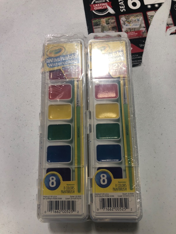 Photo 2 of Crayola 8ct Kids Watercolor Paints with Brush