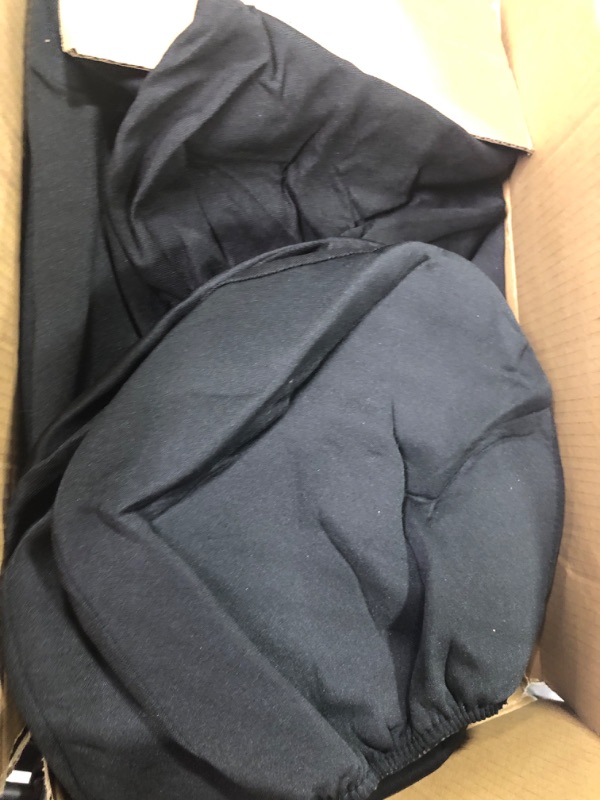 Photo 1 of BDK PolyPro Car Seat Covers Full Set in Solid Black – Front and Rear Split Bench, Easy to Install, Interior Covers for Auto Truck Van SUV