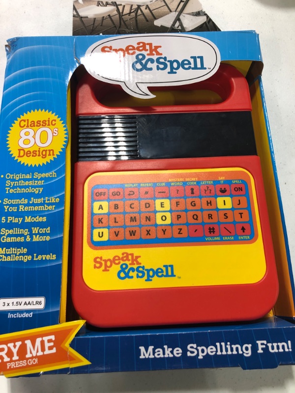 Photo 2 of Basic Fun Speak & Spell Electronic Game