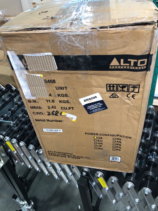 Photo 2 of Alto Professional TS408 - 2000W 8" Powered PA Speaker with 3 Channel Mixer, Bluetooth Streaming, Wireless Loudspeaker linking, DSP and Alto App New Model with Bluetooth 8" woofer