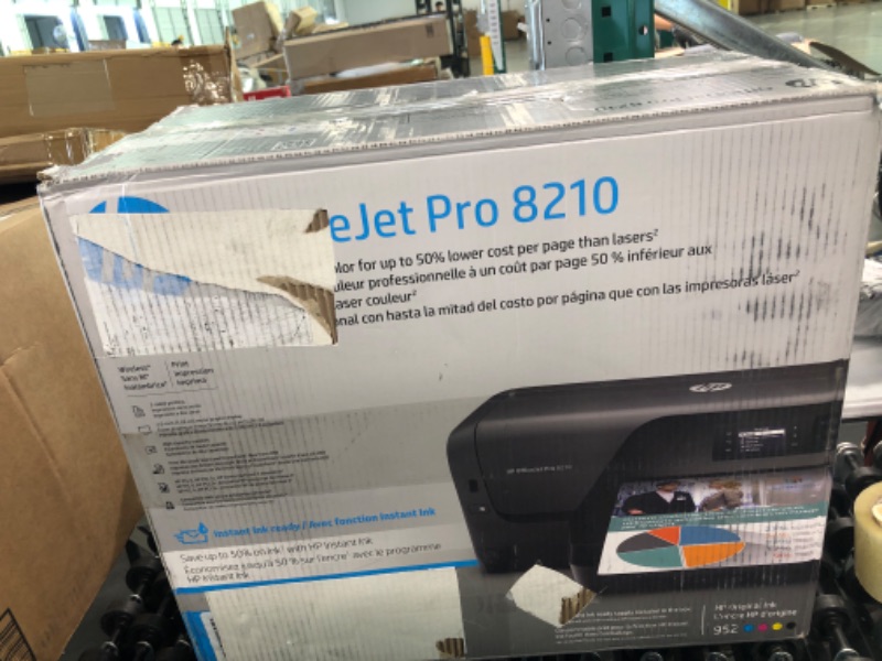 Photo 2 of HP OfficeJet Pro 8210 Wireless Color Printer (D9L64A) with and Instant Ink $5 Prepaid Code Printer + Instant Ink