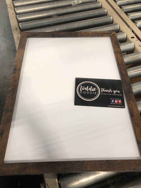 Photo 2 of Loddie Doddie - Erase Board, Dry Erase Board for Wall, Magnetic Board with Built-in Marker Tray, Erase Board for Wall with White Frame, 24 inches x 36 inches 24x36 White Frame