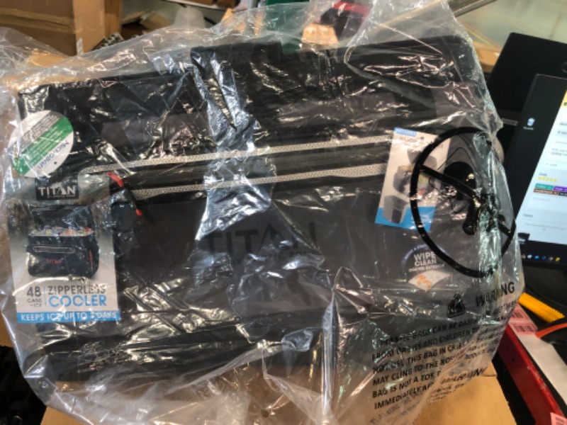 Photo 1 of Arctic Zone Titan Deep Freeze Cooler - Zipperless Hardbody Cooler - Deep Freeze Insulation, HardBody Liner, and SmartShelf 48 Can Sharkskin Gray