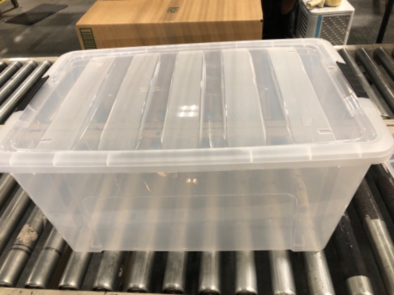 Photo 1 of  Stack & Pull Box,  - 1 Pack (CLEAR) Clear/Black Buckle