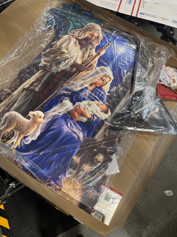 Photo 1 of Holly Night Nativity Family Home and Outdoor Decor by Dona Gelsinger