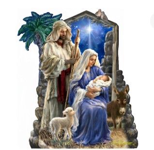 Photo 1 of Holly Night Nativity Family Home and Outdoor Decor by Dona Gelsinger